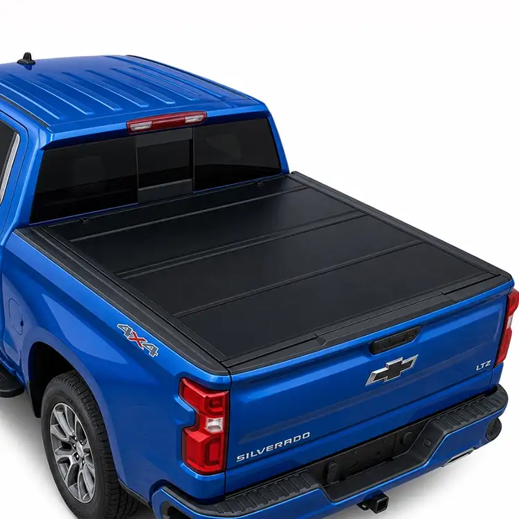 Low Profile Hard Quad-Fold Tonneau Cover para sa Chewy Silverado