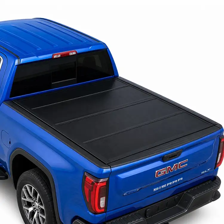 Low Profile Hard Quad-Fold Tonneau Cover para sa GMC Sierra