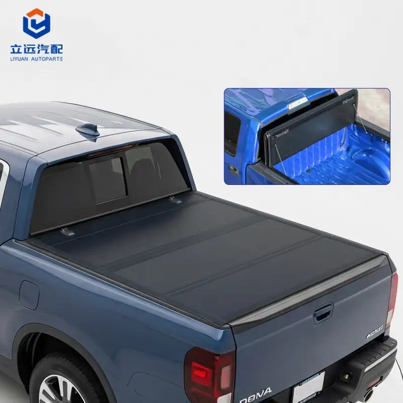 Low Profile Hard Quad-Fold Tonneau Cover para sa Honda