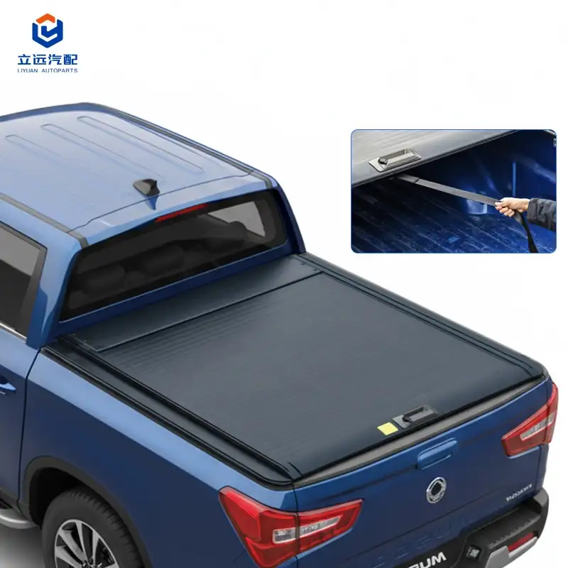 Manual Hard Aluminum Retractable Tonneau Cover para sa Ssangyong
