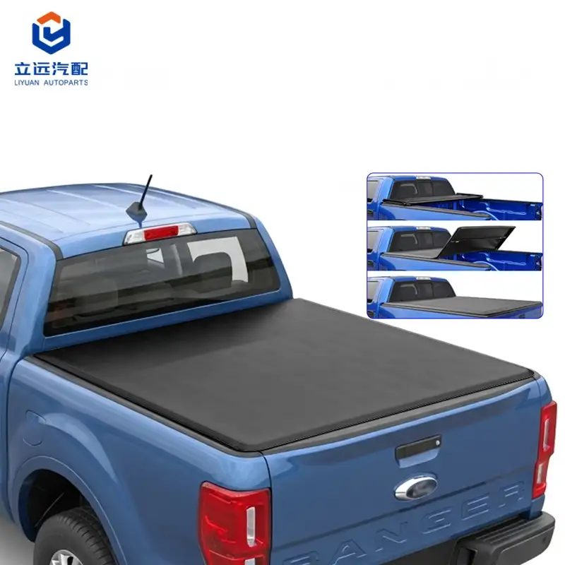 Soft Vinyl Tri-Fold Tonneau Cover para sa Ford Lincoln