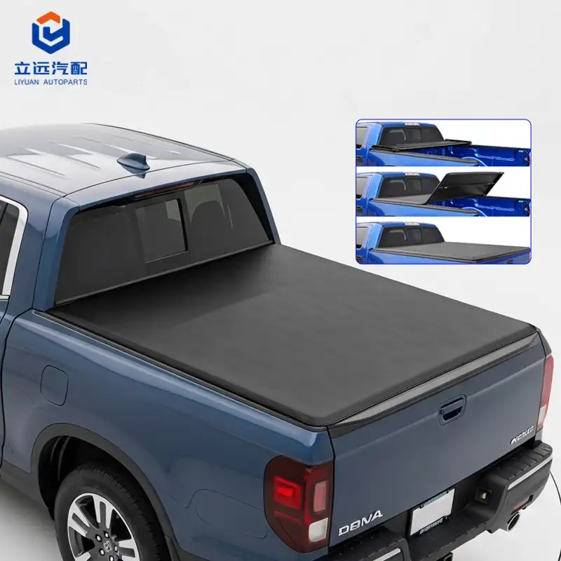 Soft Vinyl Tri-Fold Tonneau Cover para sa Honda Jeep