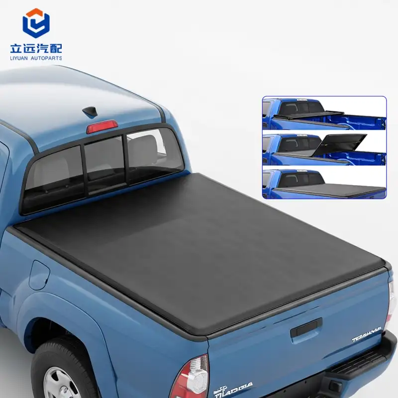 Soft Vinyl Tri-Fold Tonneau Cover para sa Toyota